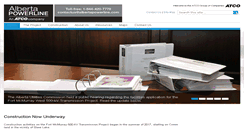 Desktop Screenshot of albertapowerline.com